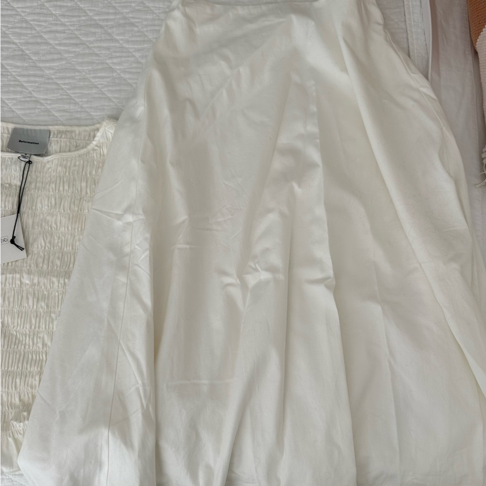 Reformation Laguna Two Piece Ivory - Size 0 - Picture 5 of 7